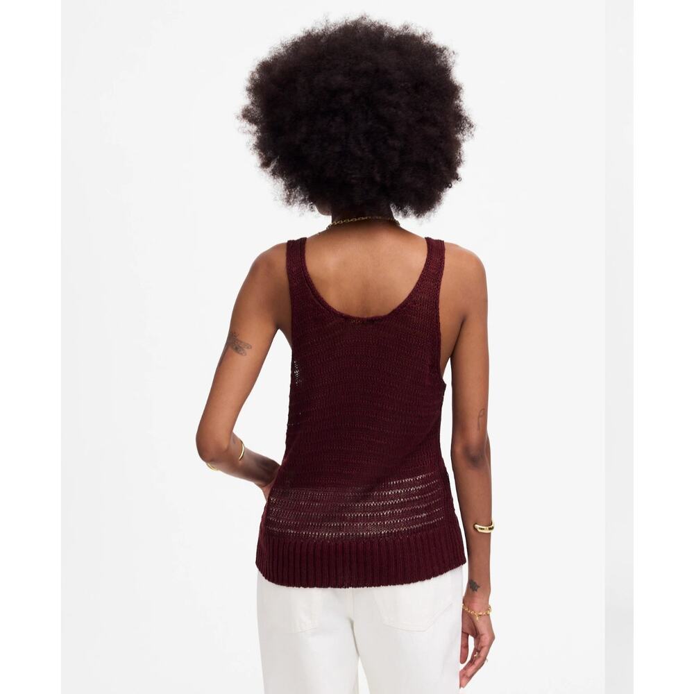 NWT Madewell Linen Sweater Tank Size Medium Retail $88 - Picture 5 of 7